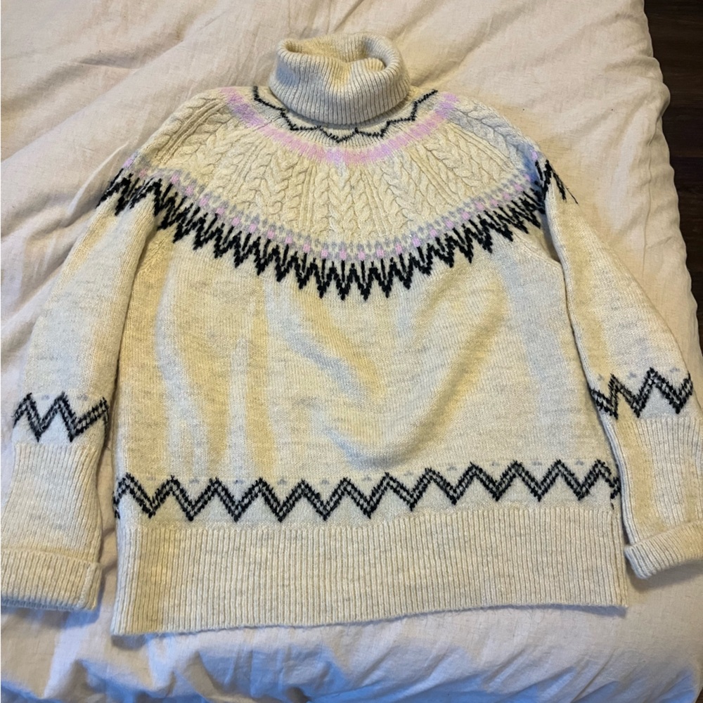 Fair Isle turtleneck Sweater